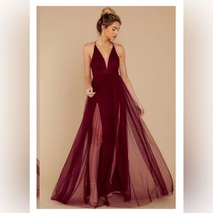 Luxxel tulle maxi dress